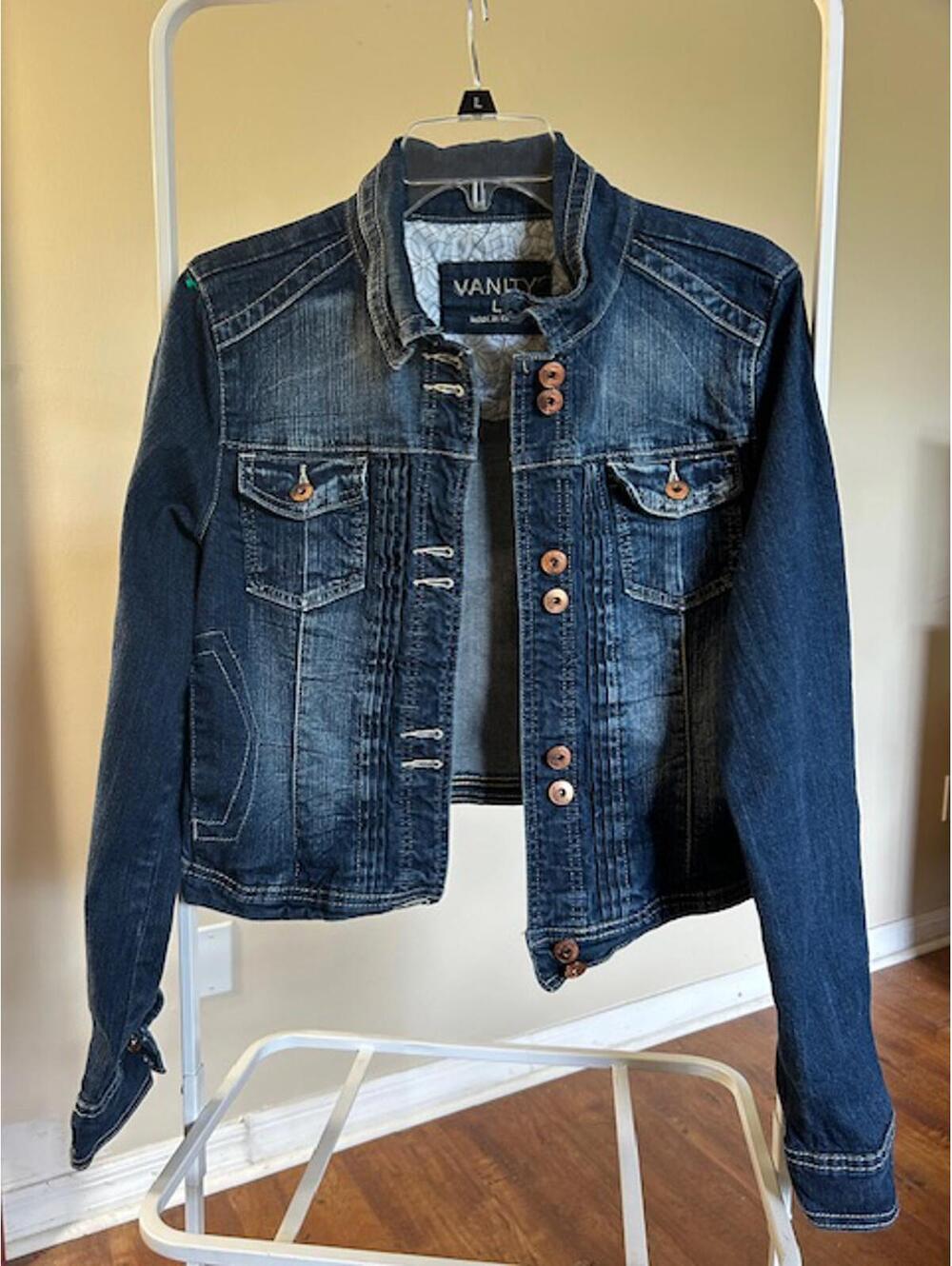 Vanity Women's Denim Jacket Large
